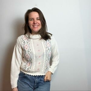 Vintage knit sweater